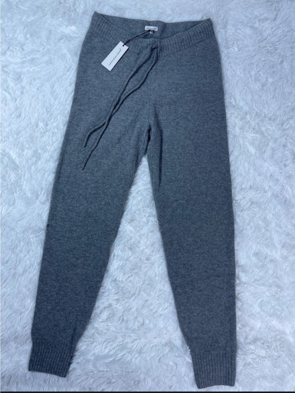 Unsubscribed Women’s Cashmere Jogger pants Gray Size XS brand new